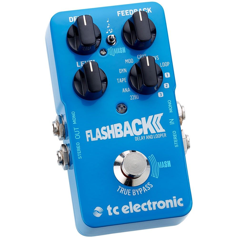 ギター tc electronic FLASHBACK2 Delay&Looper TC Electronic Flashback 2 X4 Delay and Looper Effects Pedal