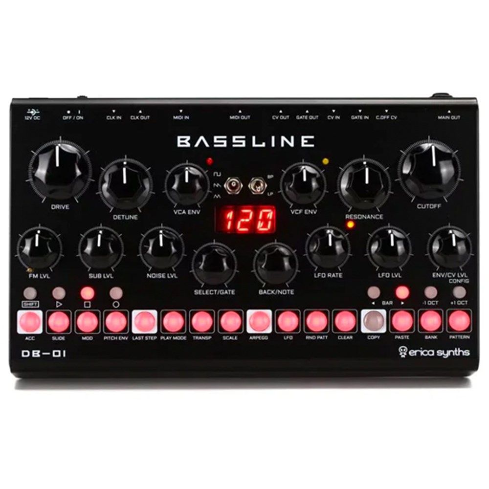 Erica Synths DB-01 Desktop Bassline Monophonic Synthesiser | Store DJ