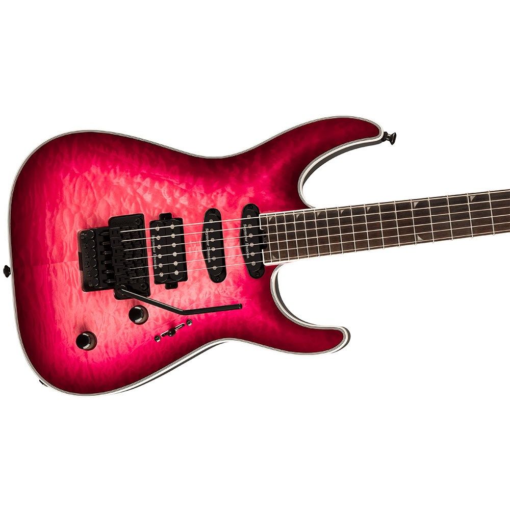 Jackson Pro Plus Series Soloist SLA3Q Ebony Fingerboard (Fuschia