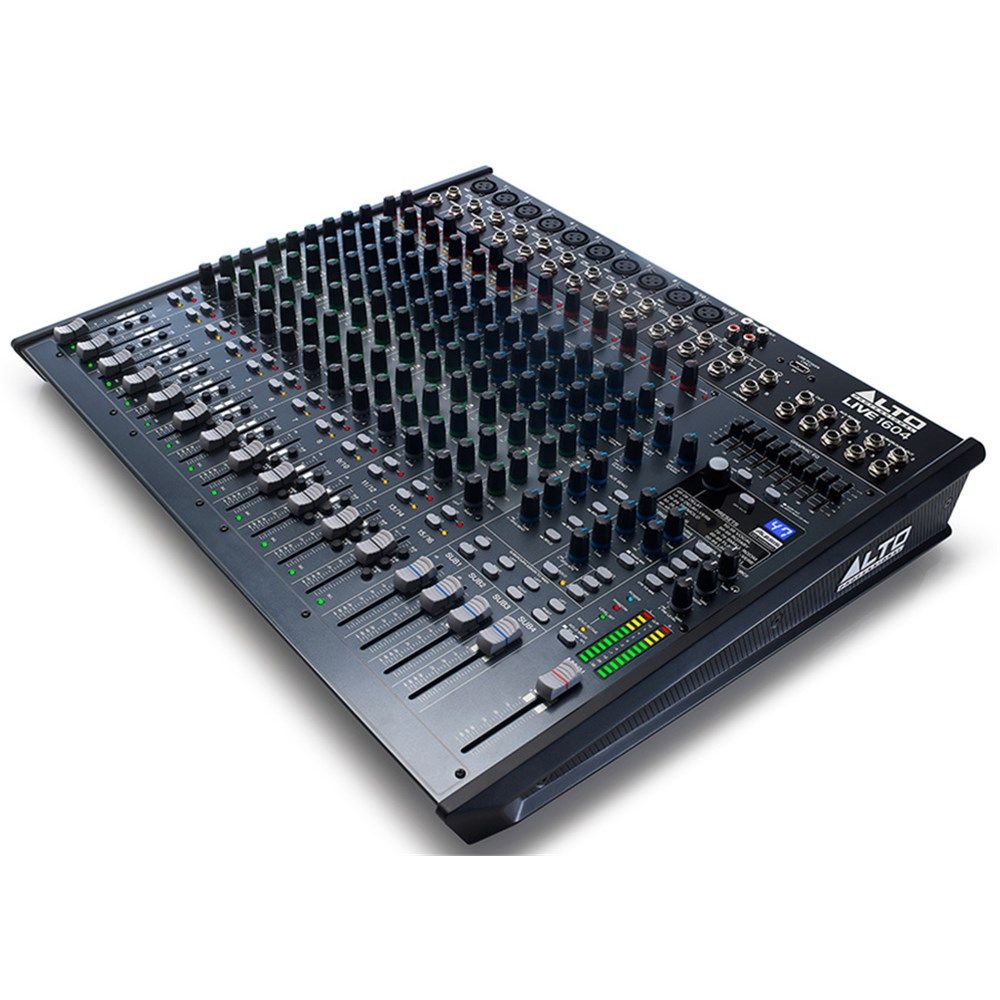 ALTO LIVE 1604 USB搭載アナログミキサー 16ch ケース付き Alto Live 1604 Professional 16-Channel 4-Bus Mixer w/ USB & Effects