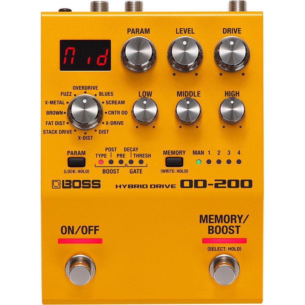 Boss OD-200 Hybrid Drive OverDrive Pedal