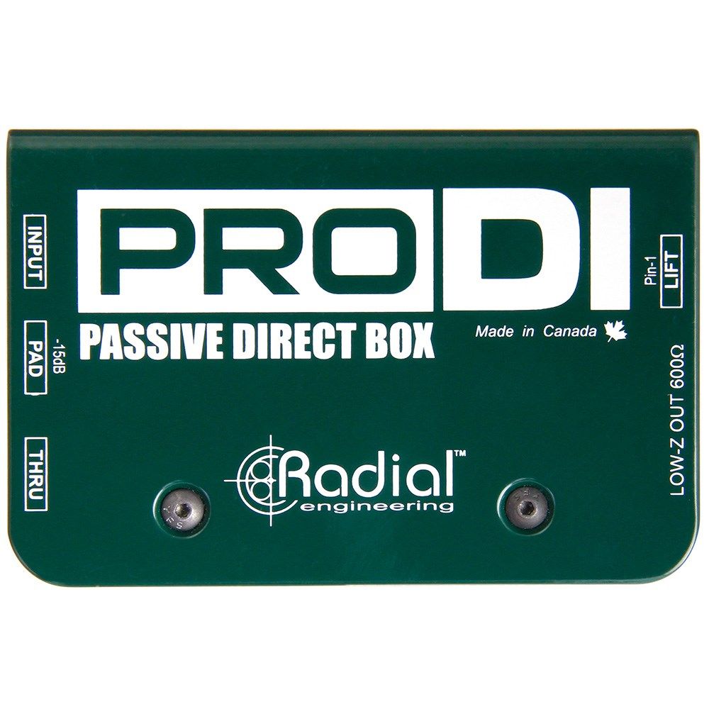 Radial ProDI Passive Direct Box w/ MuMETAL Shield