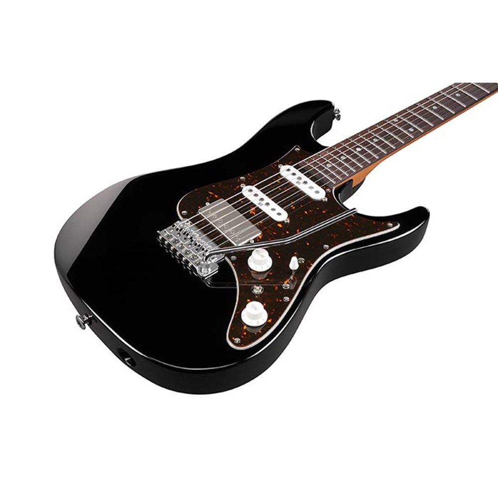 Ibanez AZ2204N BK Prestige Electric Guitar (Black) Inc Hard Case