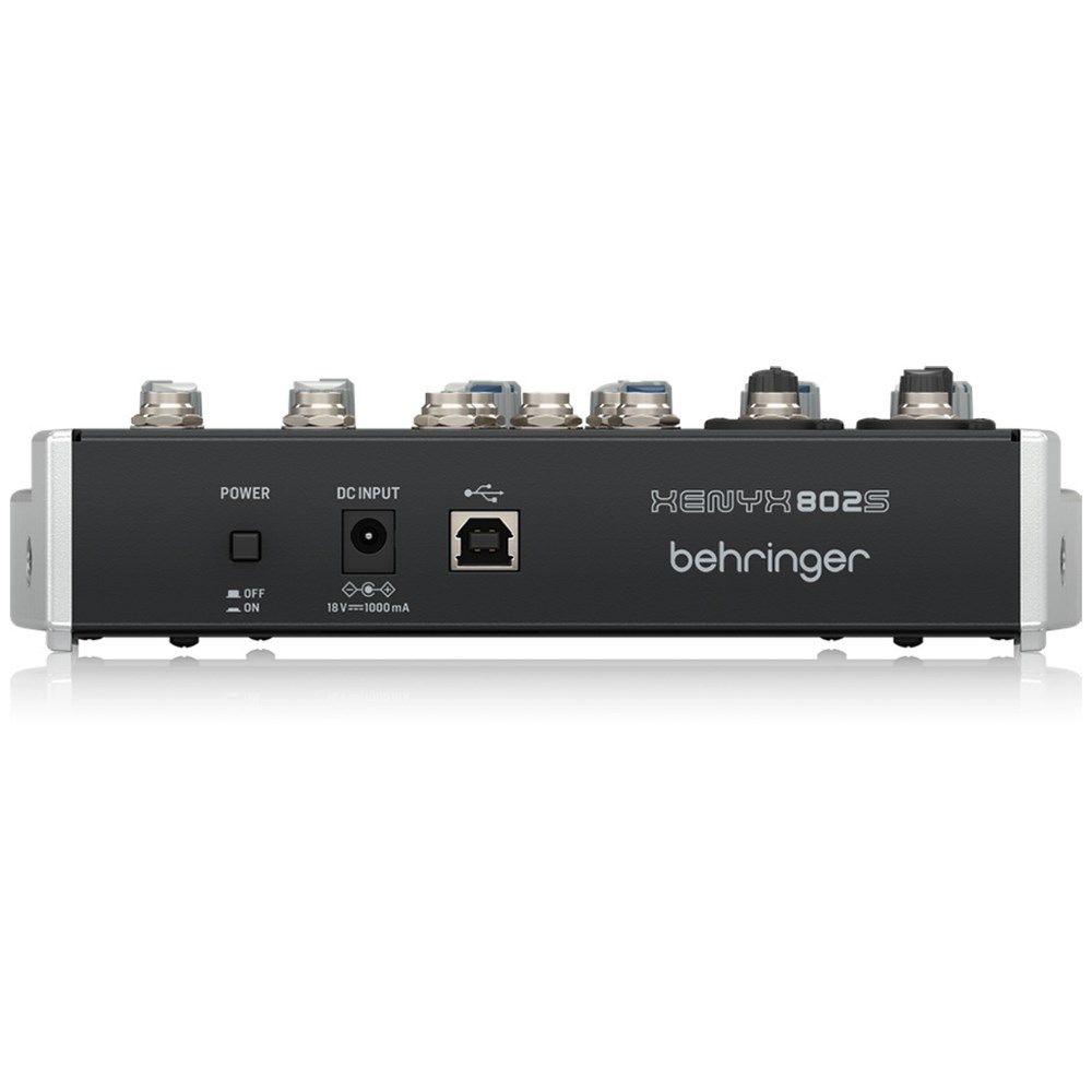 Behringer Xenyx 802S Premium Analog 8-Input Mixer w/ USB Streaming