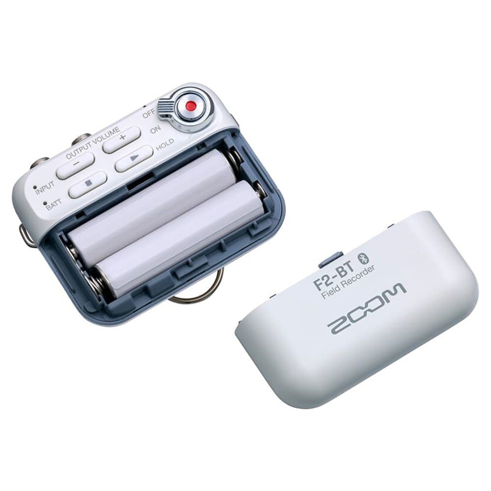 Zoom F2-BT Field Recorder w/ Bluetooth & LMF-2 Lavalier Mic (White)