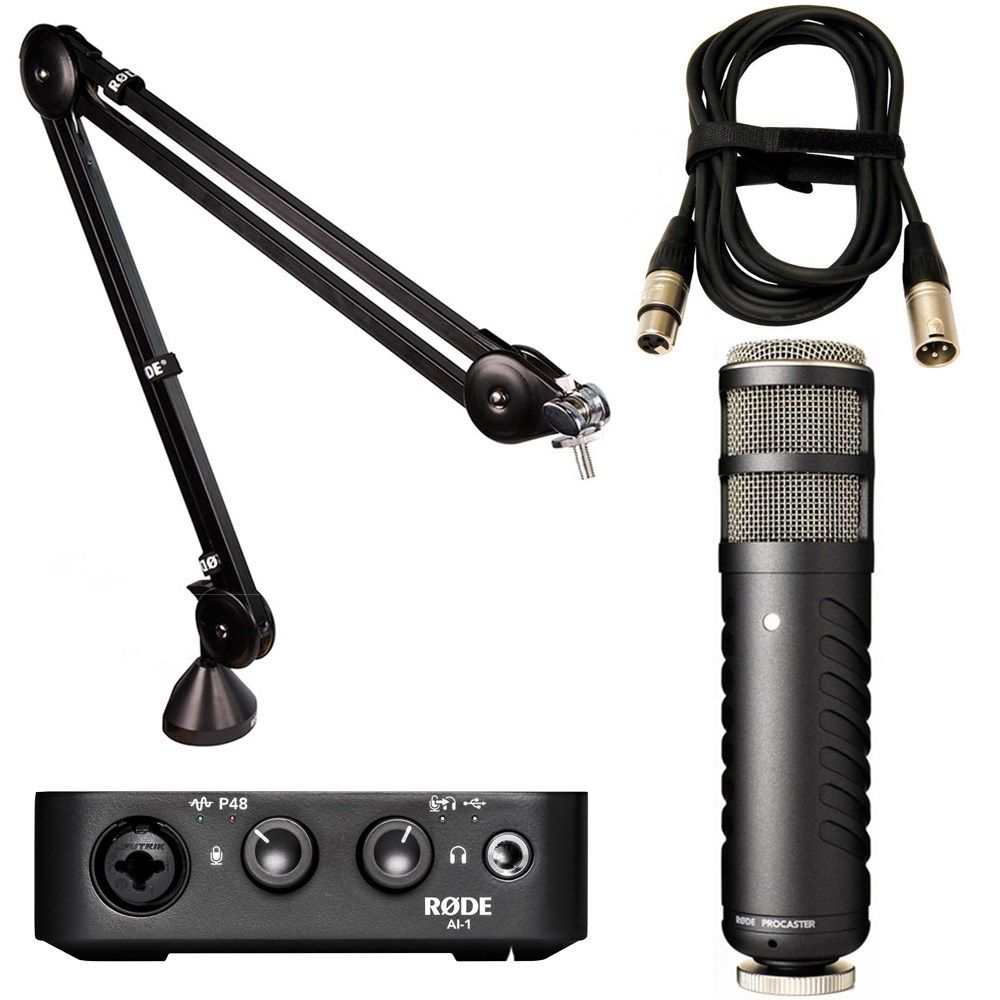 Rode Procaster Broadcast Quality Dynamic Vocal Microphone selling with AI-1