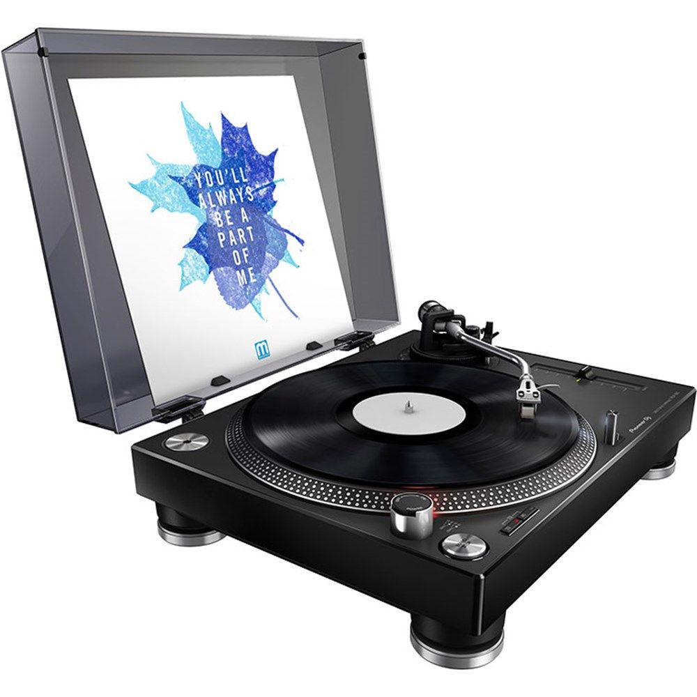 Pioneer PLX500 Turntable in Black (Cartridge Included)