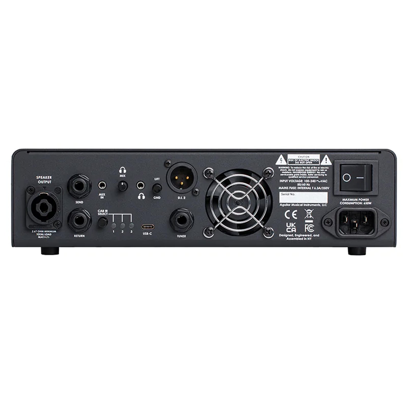 Aguilar Tone Hammer 500 V2 Bass Amplifier Head