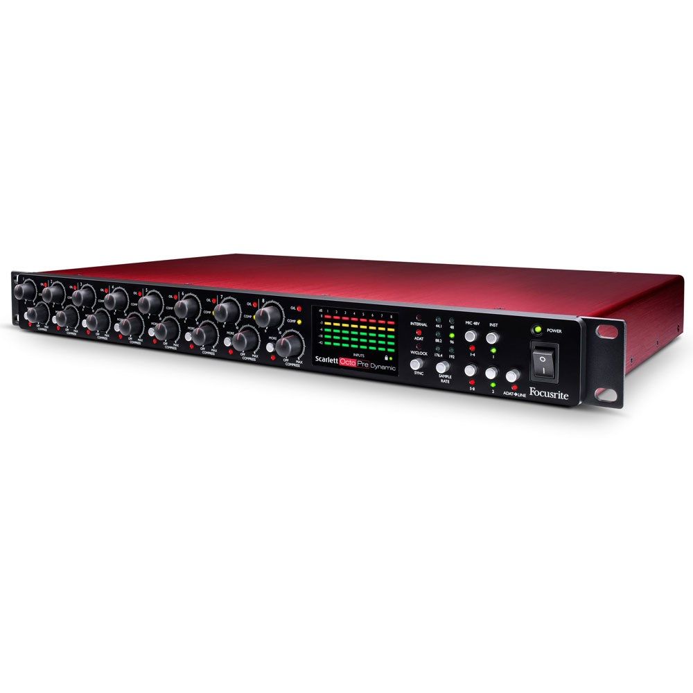 Focusrite Scarlett OctoPre 8ch AD/マイクプリ Focusrite Scarlett Octopre 8ch マイクプリアンプ フォーカス
