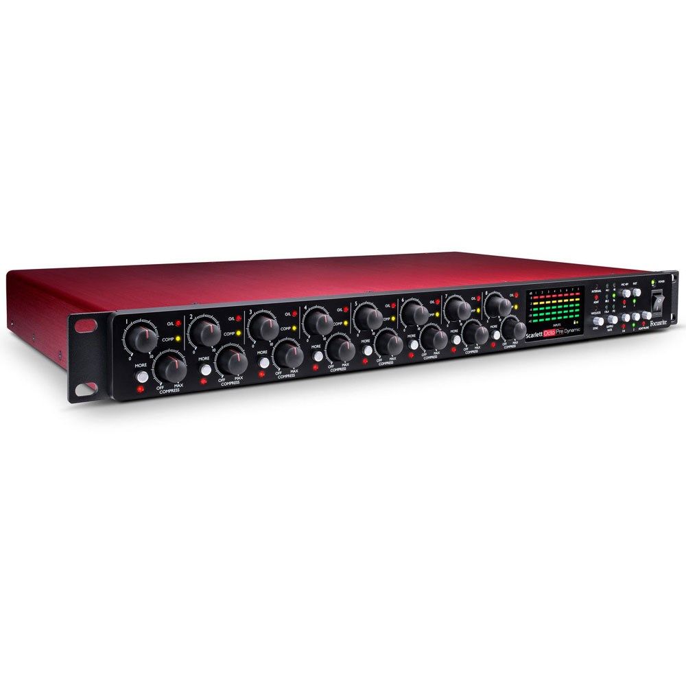Focusrite Scarlett OctoPre Dynamic 8-Ch Mic Pre w/ AD/DA