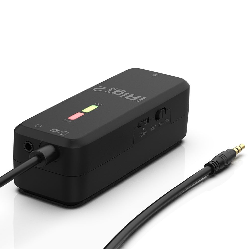 IK Multimedia iRig Pre 2 Mobile Microphone Interface w/ XLR Input