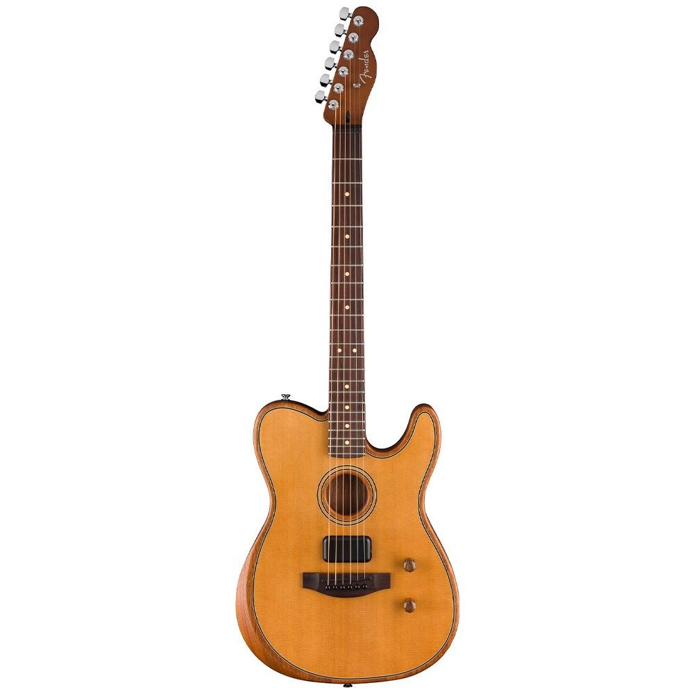 Fender Acoustasonic Standard Telecaster Aged (Natural) // Mannys Music