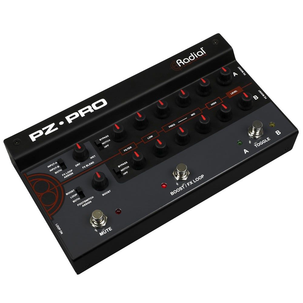 Radial Tonebone PZ-Pro 2-Channel Acoustic Preamp Pedal