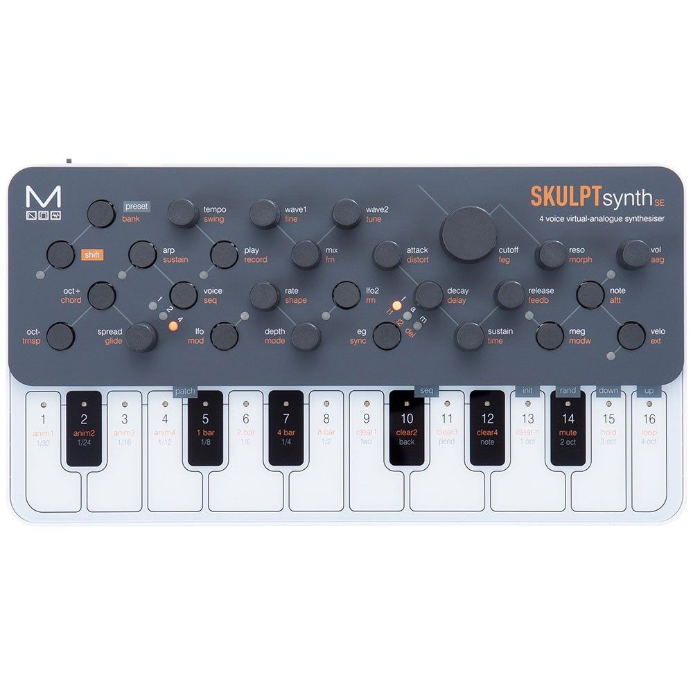 鍵盤楽器 Modal Electronics SKULPT SYNTHESISER Modal Electronics SKULPTsynth SE 4-voice Portable Virtual Analogue