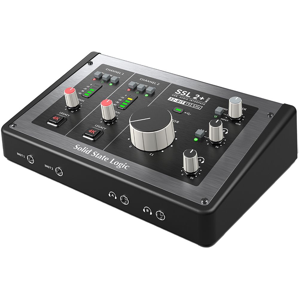 【美品】Solid State Logic SSL2 【IF】 Solid State Logic SSL 2+ MK2 2x4 USB Audio Interface w/ Legacy 4K
