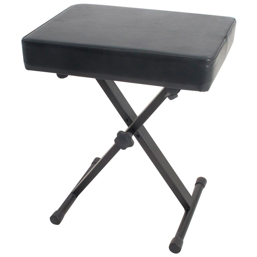 Xtreme KT146 Keyboard Stool (Black) // Mannys Music