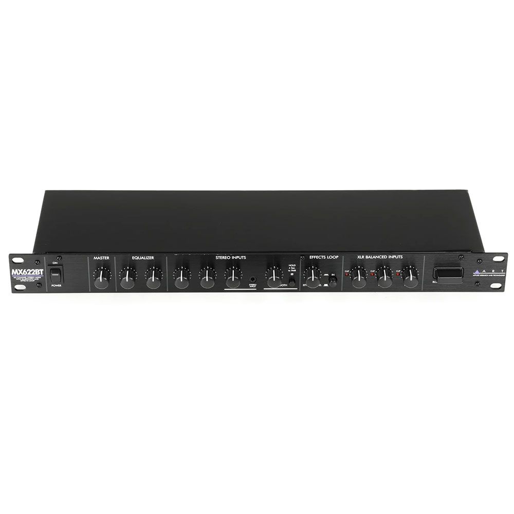 ART Pro Audio MX622BT Six Channel Stereo Mixer w/ Bluetooth & EQ