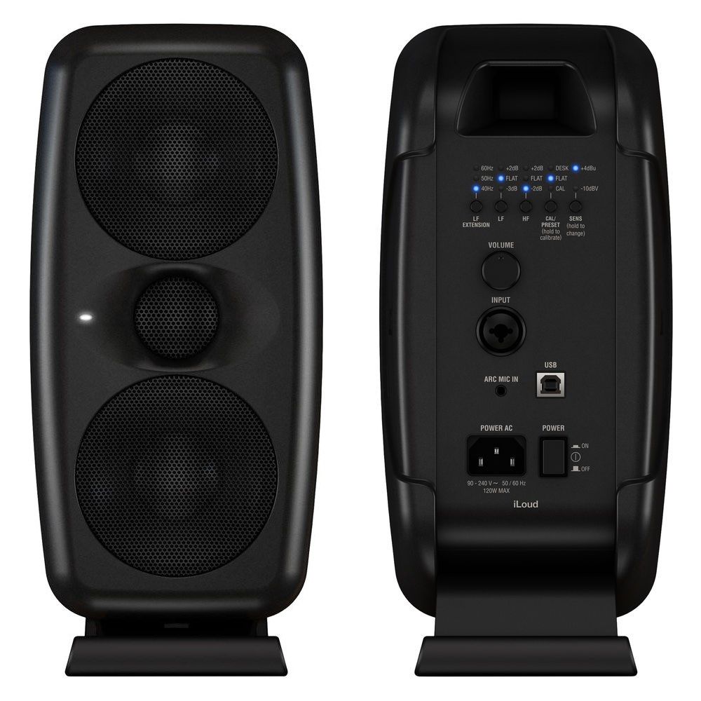 IK Multimedia iLoud MTM High-Resolution Compact Studio Monitors (Pair)  Black