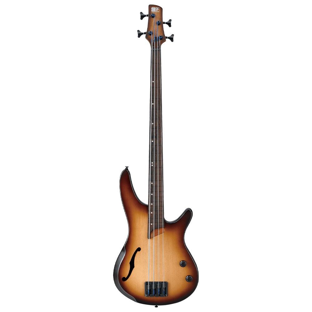 ベース Ibanez SRH500F Ibanez SRH500F NNF Fretless Electric Bass (Natural Browned Burst