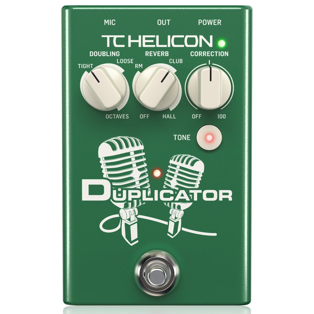 DTM・DAW TC-Helicon VoiceTone Double TC Helicon Duplicator Vocal Doubler and Effect Pedal