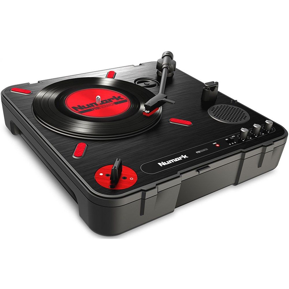 Numark PT01 portable turntable 改造済 Numark PT01 Scratch Portable Turntable w/ Scratch Switch & USB Out