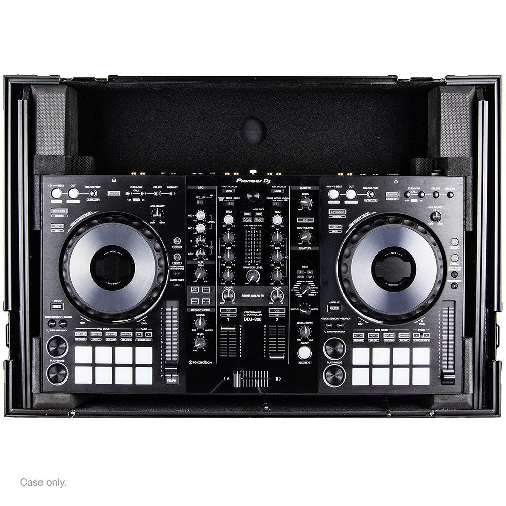Odyssey DDJ800 Glider Case w/ 19 Inch 1U Rack Space