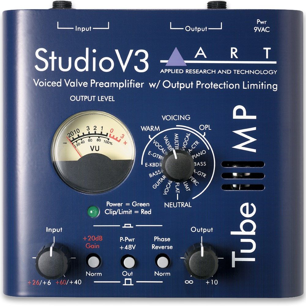 ART Studio V3 ボイスバルブプリアンプ ART Tube MP Studio V3 V3回路搭載チューブ・マイク・プリアンプ