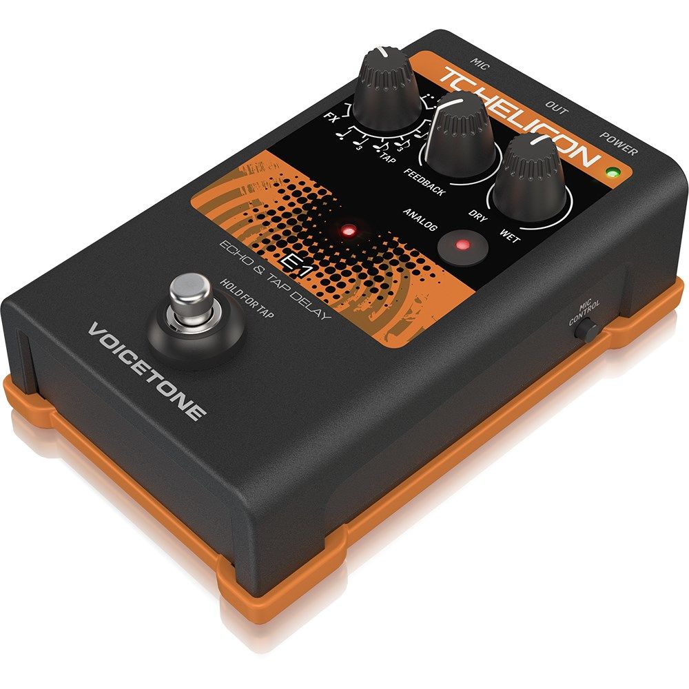 ■TC HELICON VoiceTone E1 Echo&Tap Delay TC Helicon VoiceTone E1 Vocal Echo Effects
