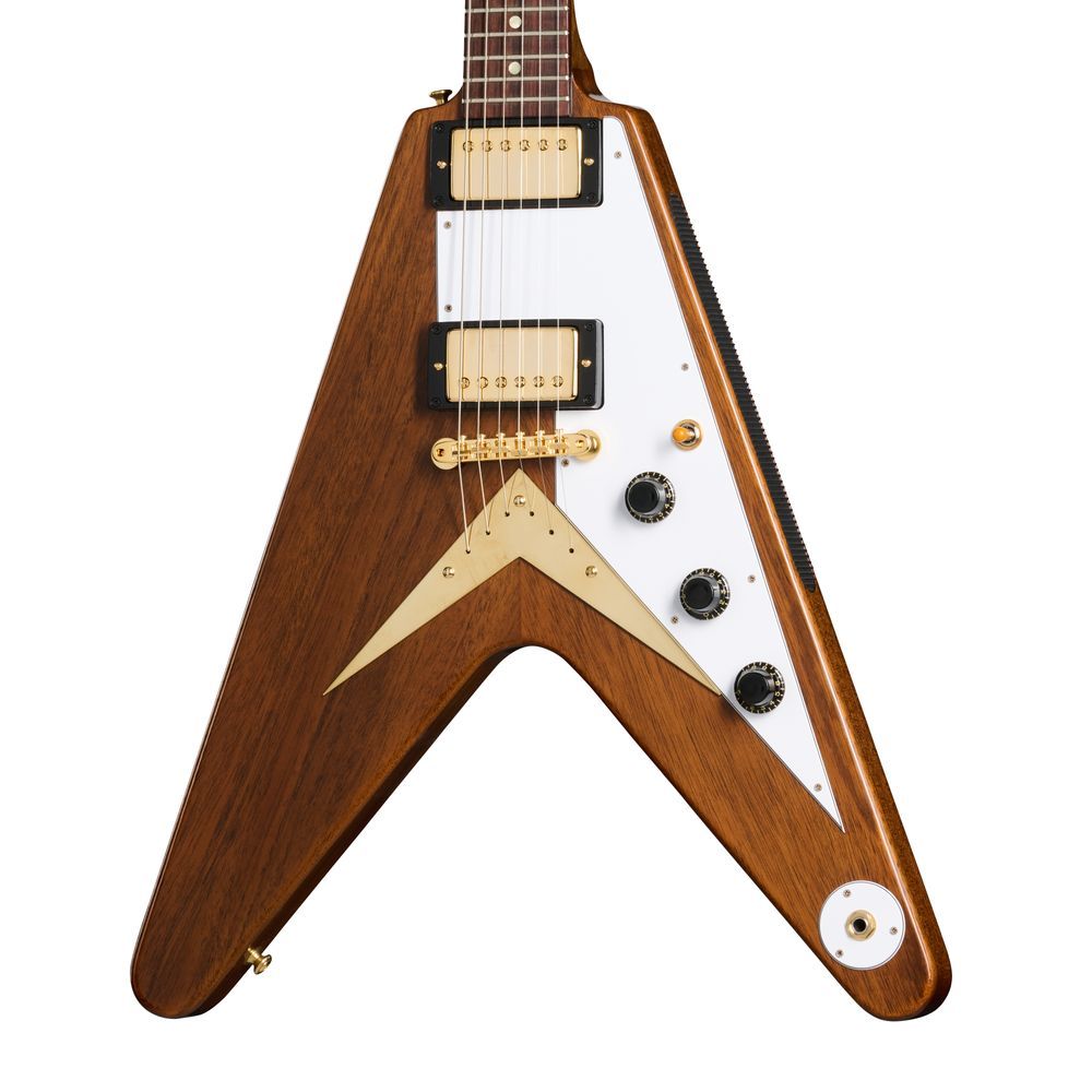 Gibson Custom 1958 Mahogany Flying V Reissue (Antique Natural) Inc