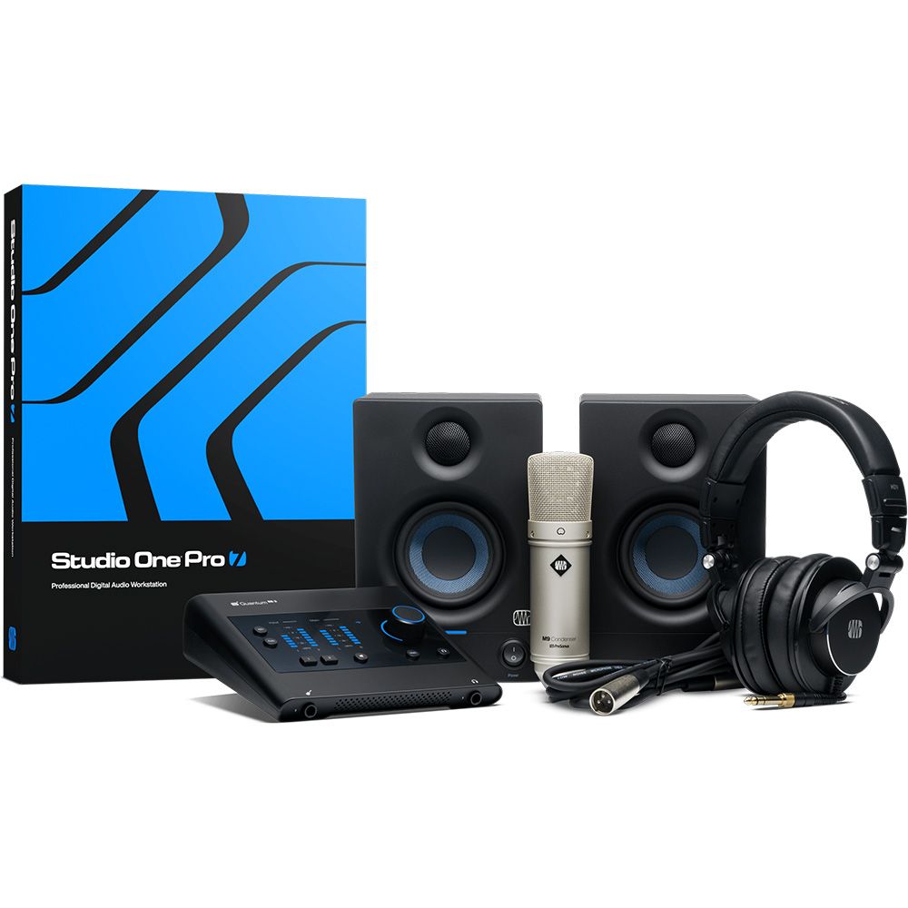 PreSonus Quantum ES2 Ultimate Bundle w/ Interface, Monitors, Mic