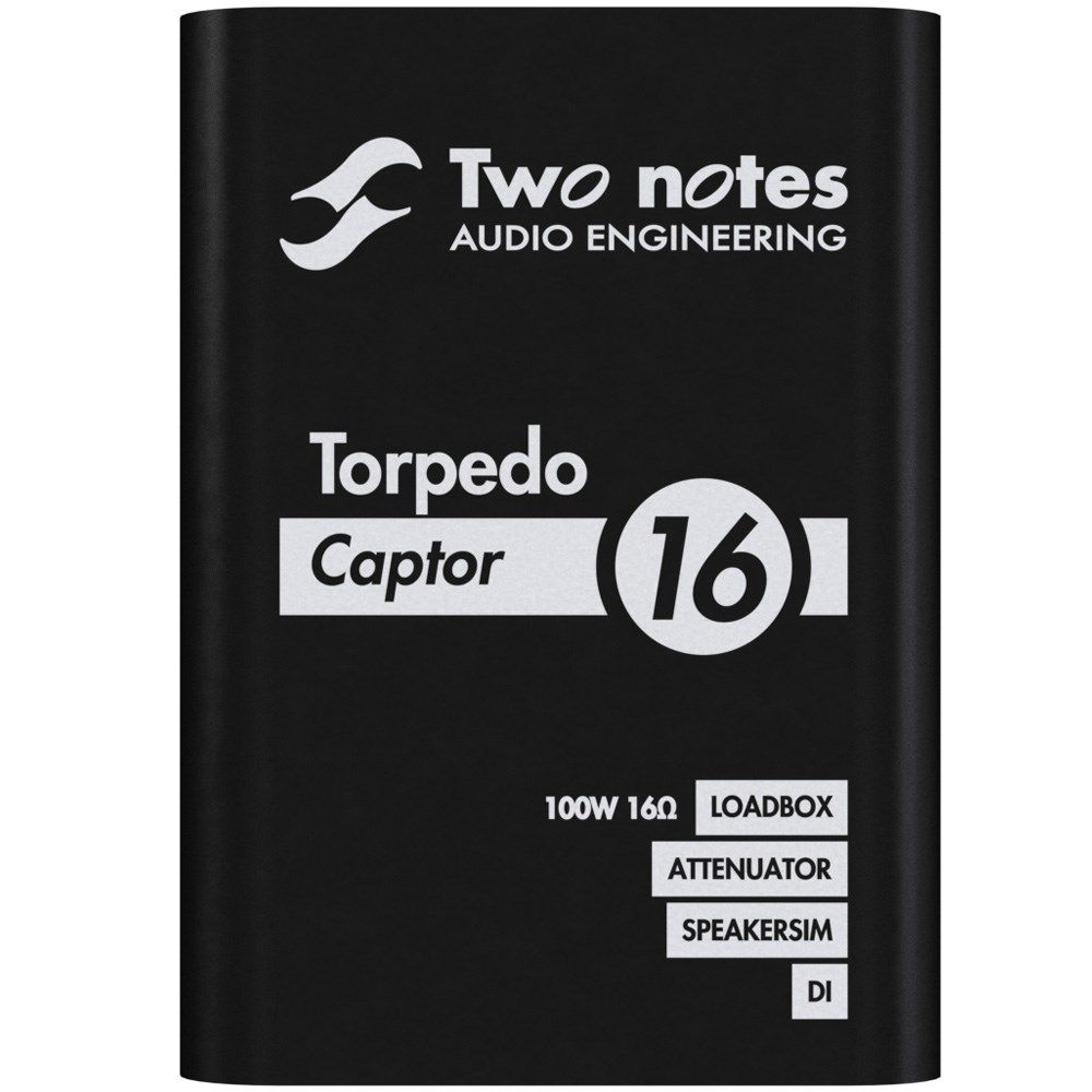 Two Notes Torpedo Captor 16 Compact Loadbox, Attenuator & Amp DI