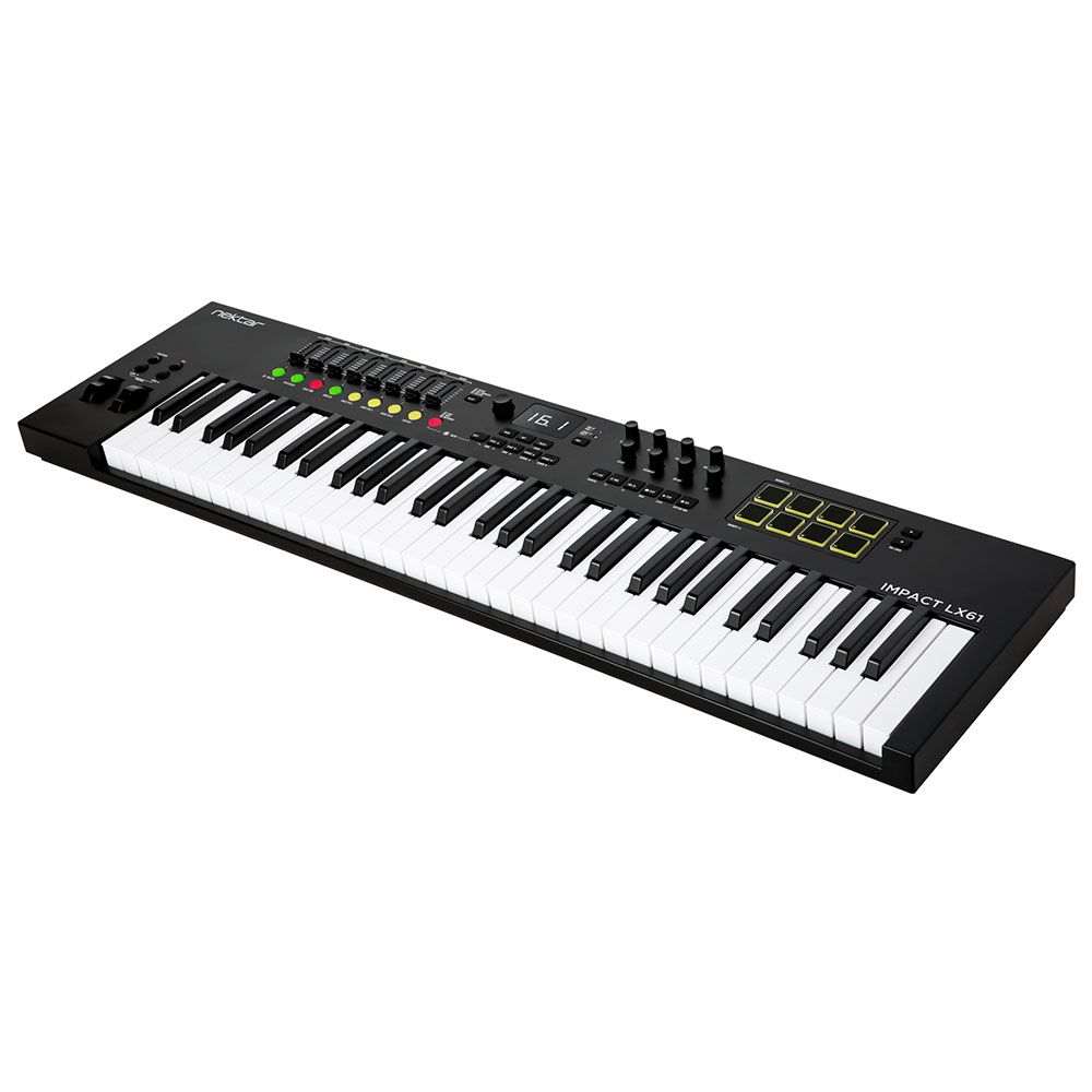 Nektar Impact LX61 Mk3 61-Note USB MIDI Controller Keyboard w/ 9 x