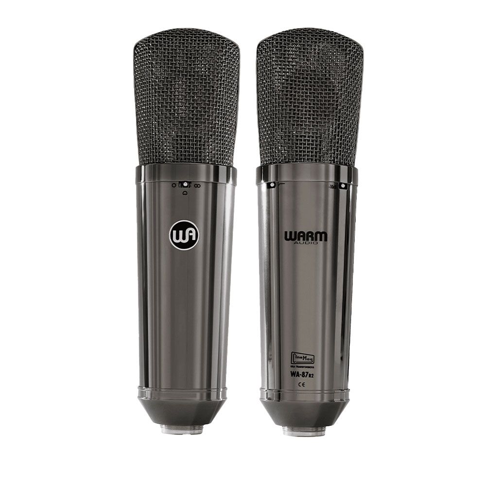 Warm Audio WA87 R2 TS Stereo Pair Condsensor Microphone (Titanium