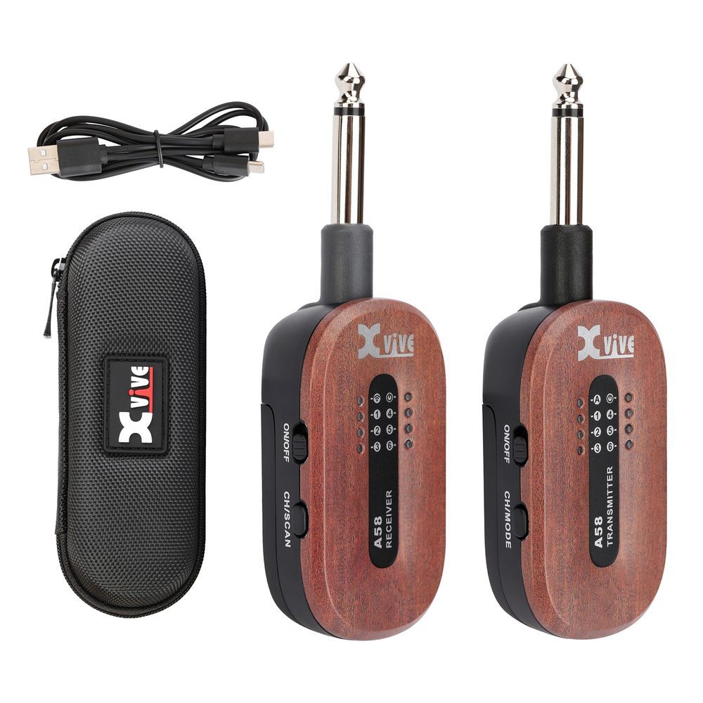 Xvive A58 Guitar Wireless System (Mahogany) | Store DJ
