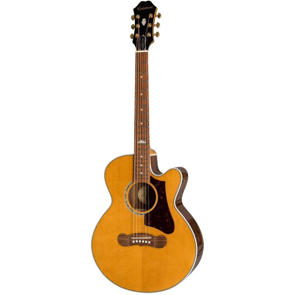 Epiphone J-200 EC Studio Parlor (Vintage Natural) // Mannys Music