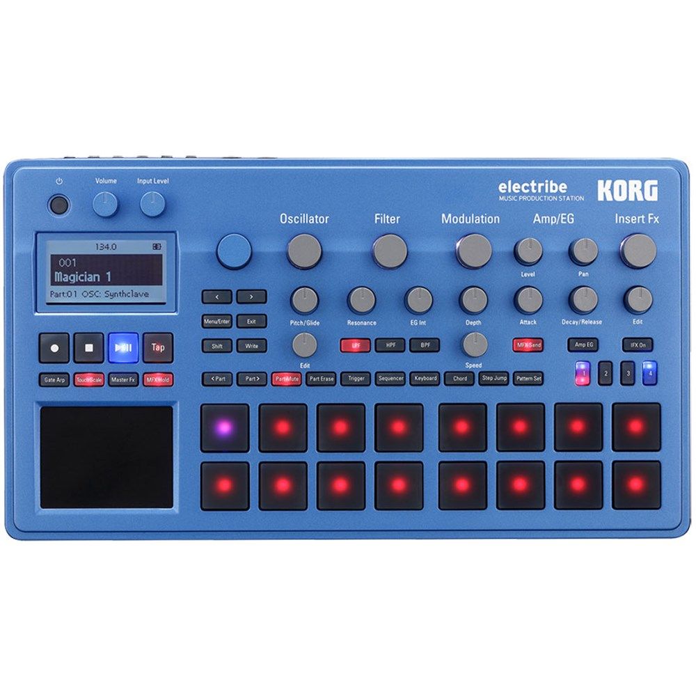 DJ機材 KORG electribe Korg Electribe 2 Music Production Station (Ltd Edition Metallic Blue)