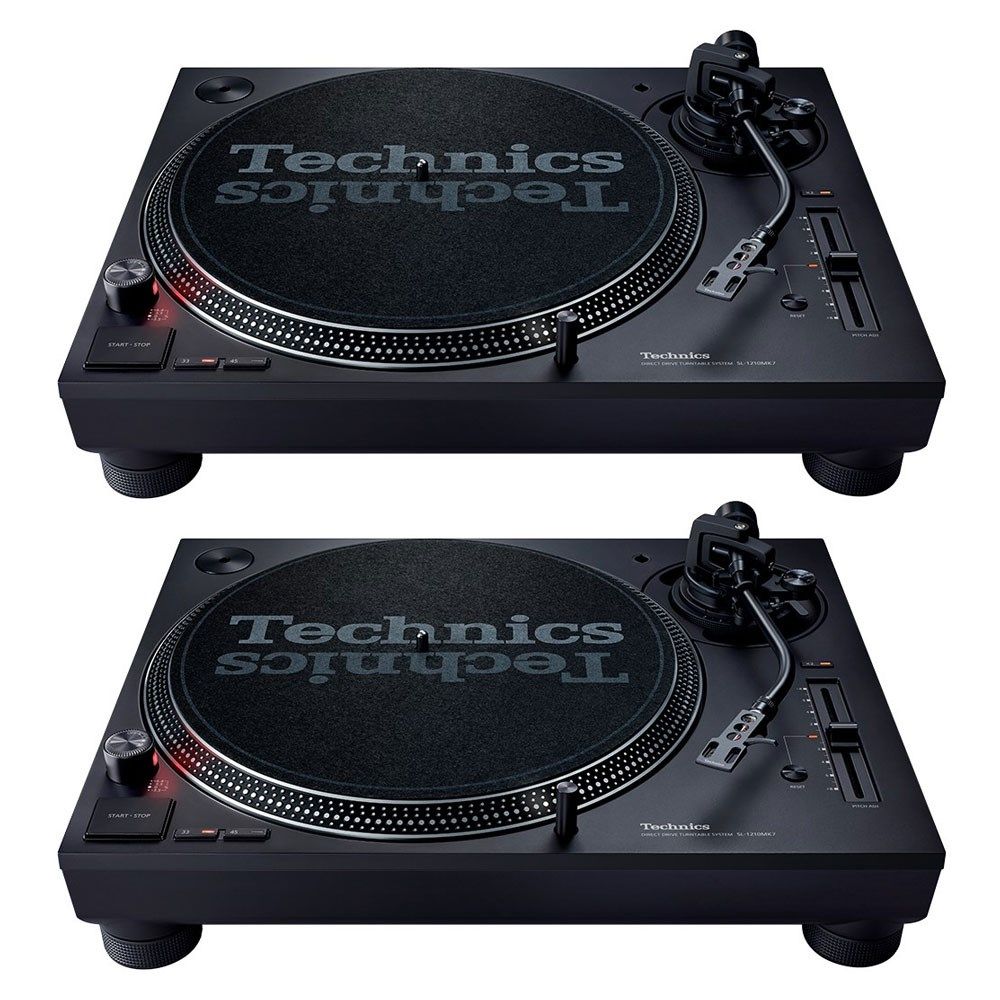 Technics SL1210 MK7 Premium Direct Drive Turntable (Pair) (Black)