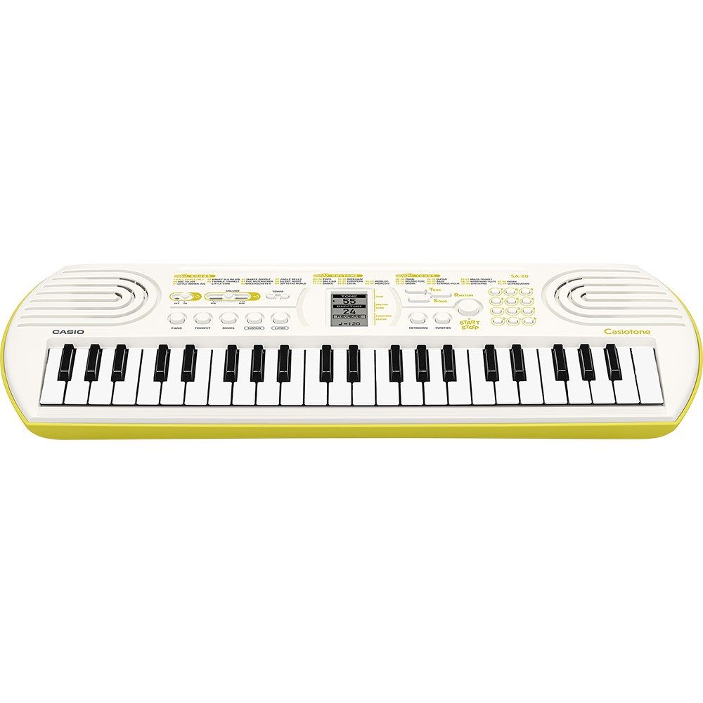 Casio Casiotone SA80 44-Key Portable Mini Keyboard (White
