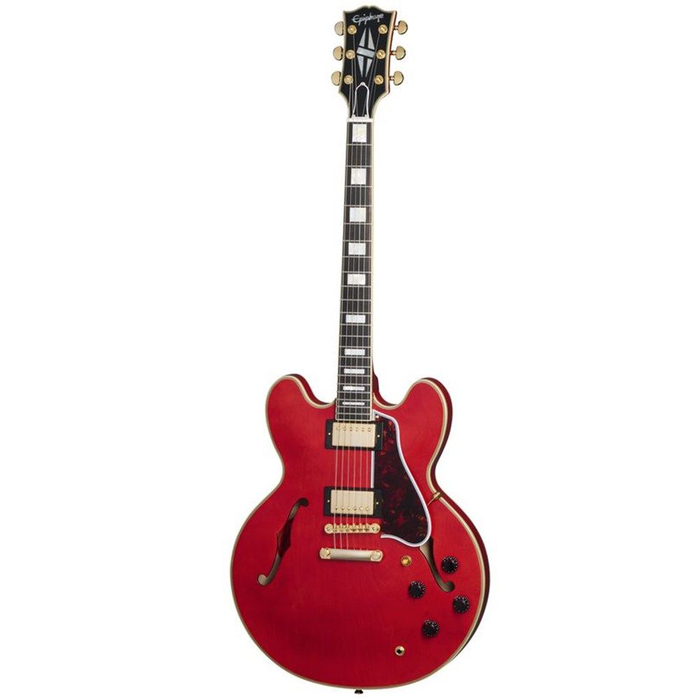 Epiphone 'Inspired By Gibson Custom' 1959 ES-355 (Cherry Red) inc
