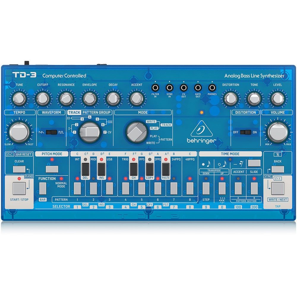 Behringer TD3 Analog Bass Line Synth w/ VCO, VCF & 16-Step