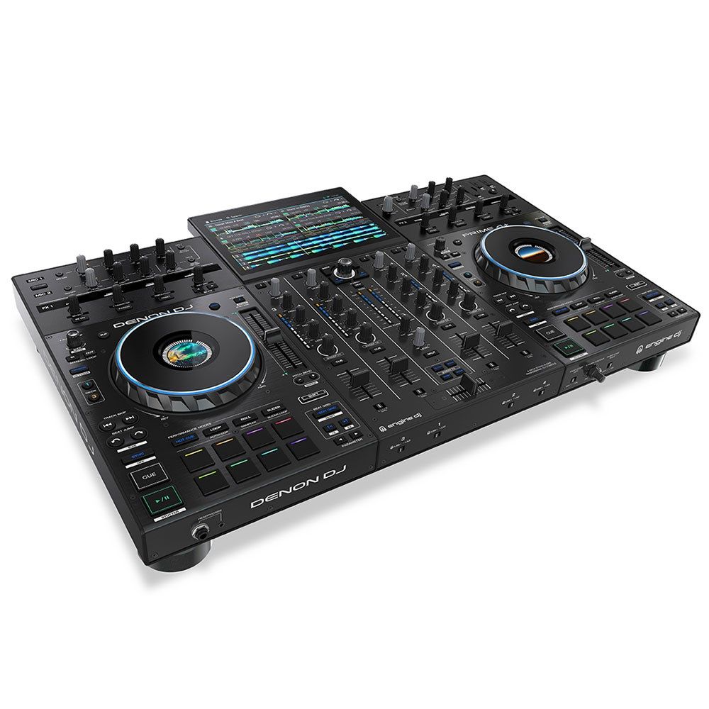 Denon Prime 4+ Standalone 4-Deck DJ System w/ WiFi, Streaming & 10