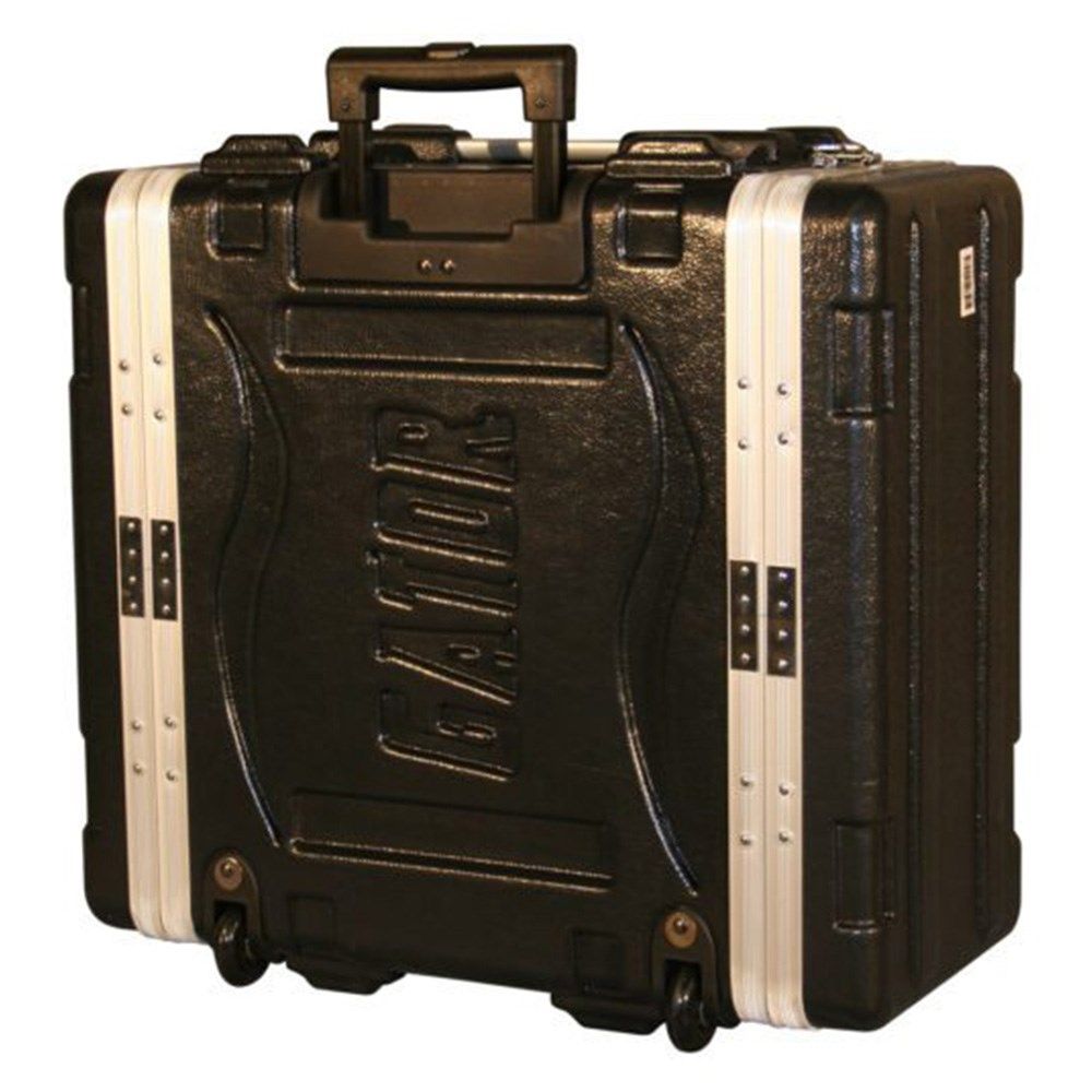 Gator GRR 6L 6U Rolling Molded Rack Case w/ Locking, Pull Handle