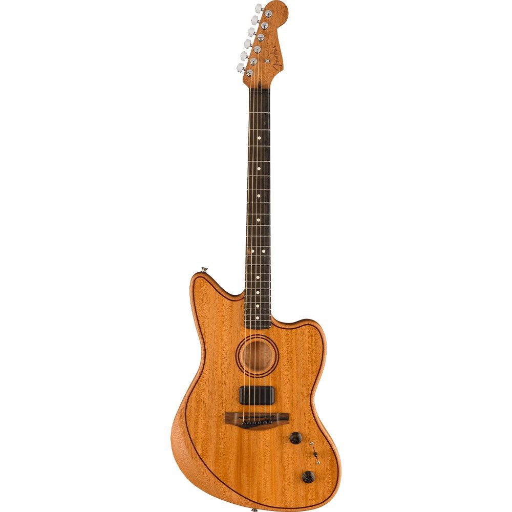 Fender American Acoustasonic Jazzmaster All-Mahogany Ebony