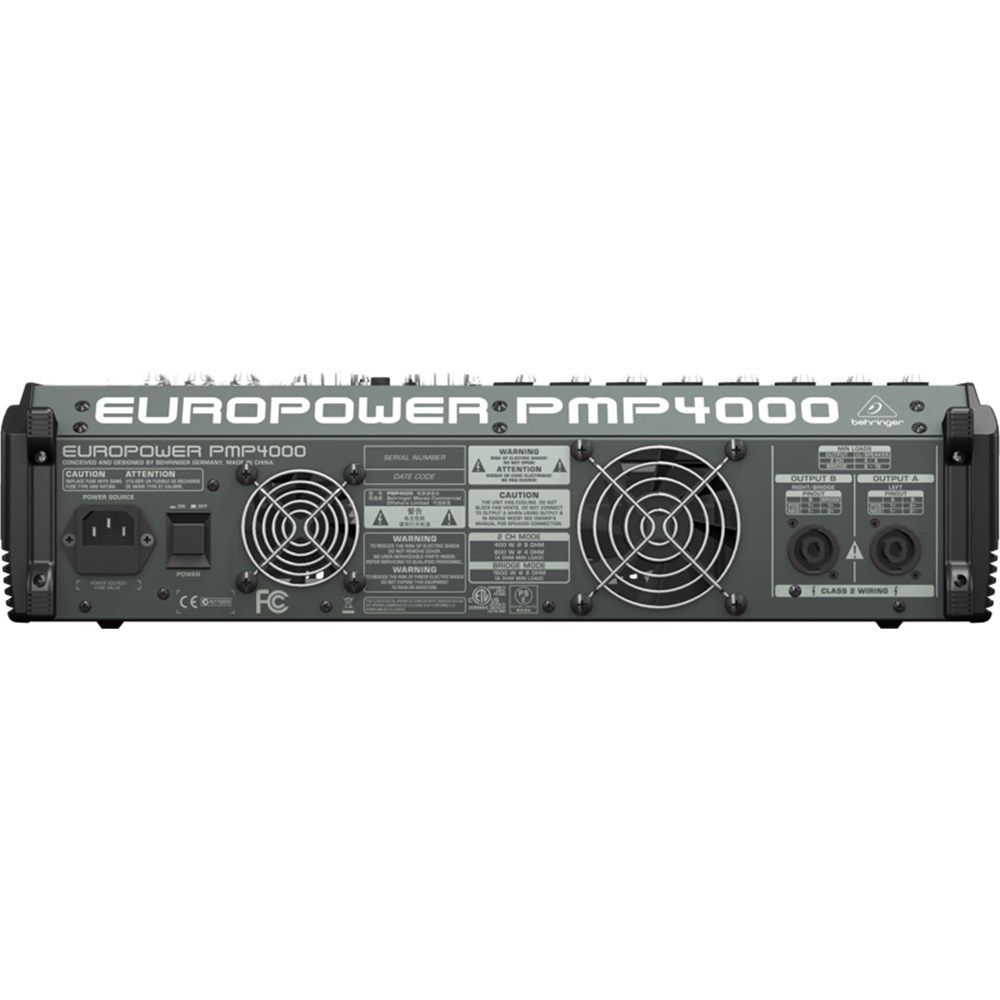 Behringer Europower PMP4000 1600W Powered Mixer w/ FX