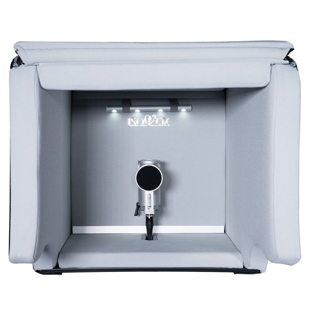 IsoVox 2 Portable Vocal Booth (Midnight) & Gravity SP5211B Tripod