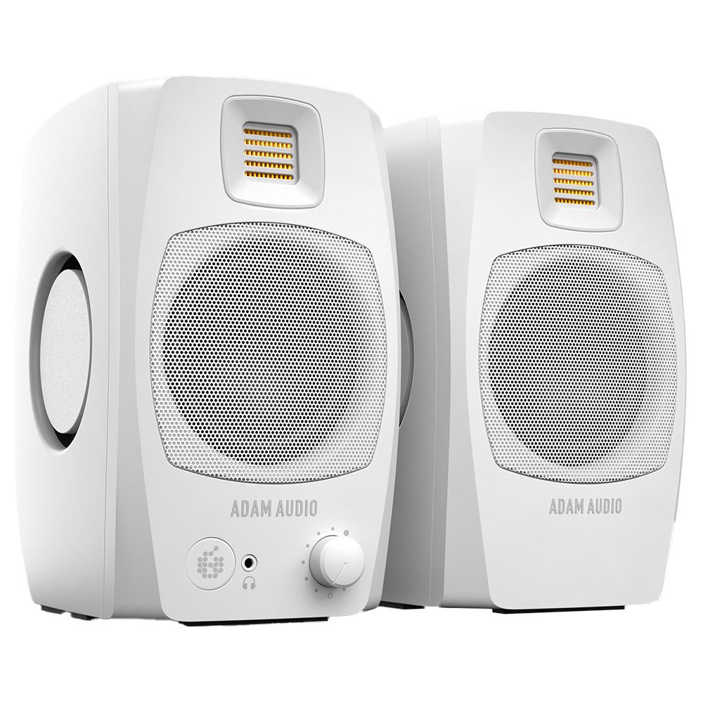 ADAM AUDIO D3V & K&M 232B 2本セット ADAM AUDIO D3V WHITE 2本ペア 安心の日本正規品！ アダムオーディオ