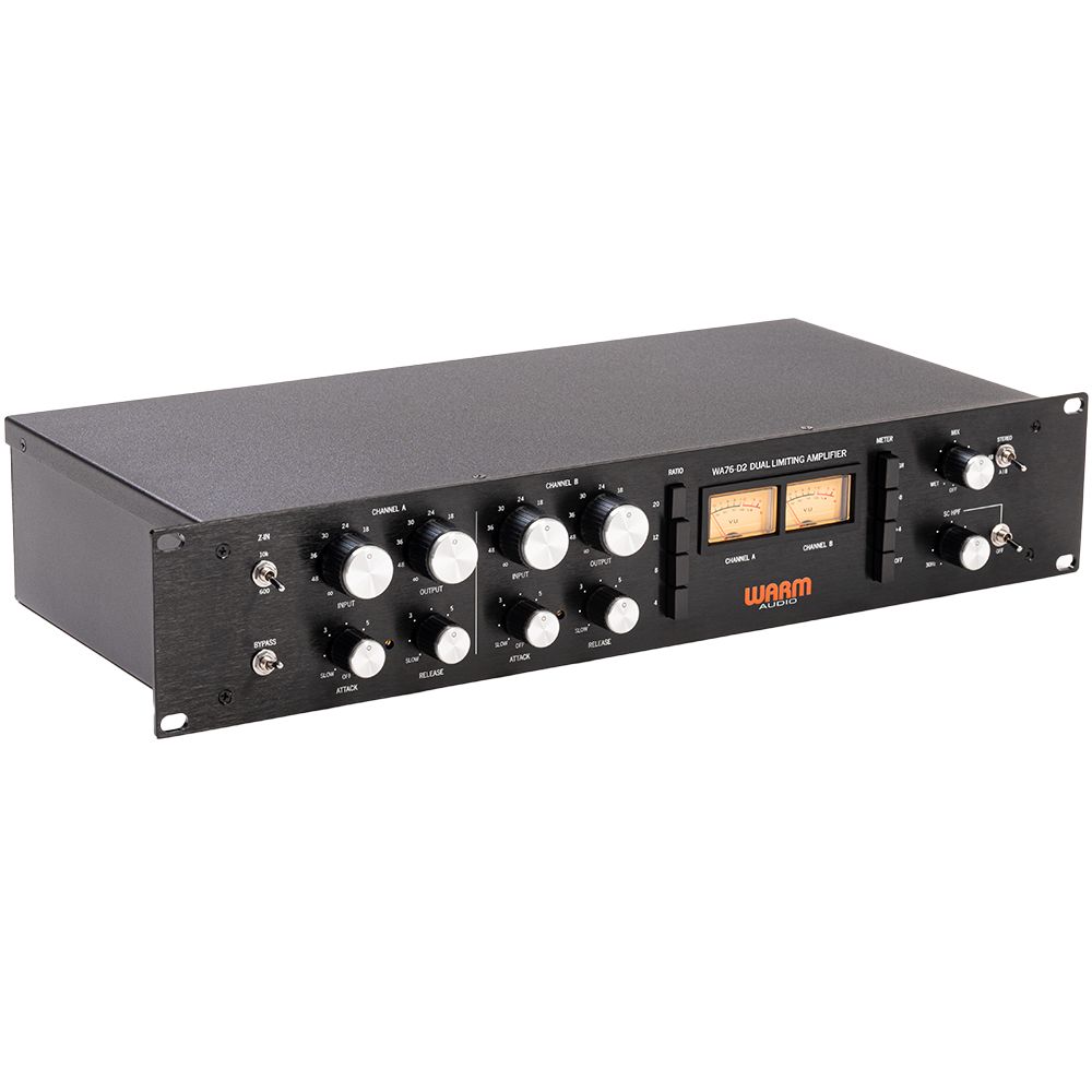 Warm Audio WA76D2 Dual Channel Clean Gain FET Compressor