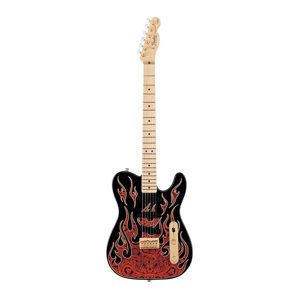 Fender James Burton Telecaster (Red Paisley Flames)