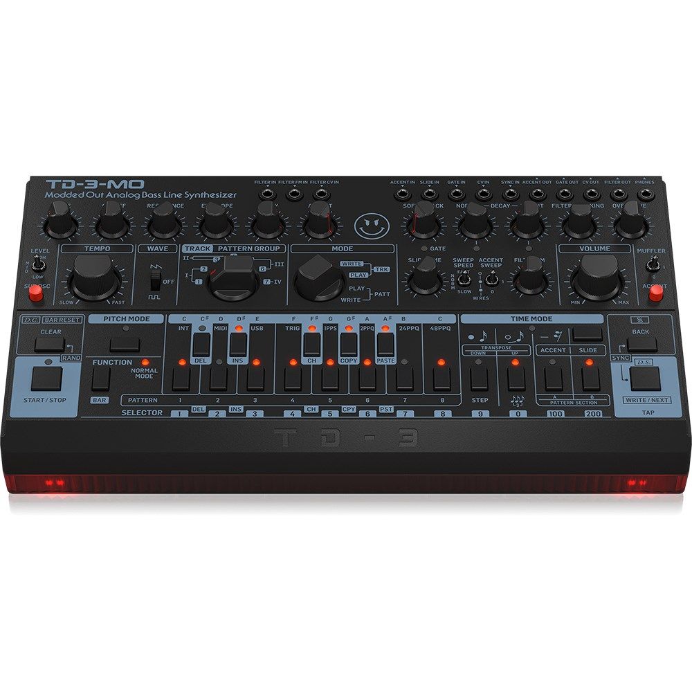 DTM・DAW Behringer TD-3 BK Behringer TD-3-BK Analog Bass Line Synthesizer - Black