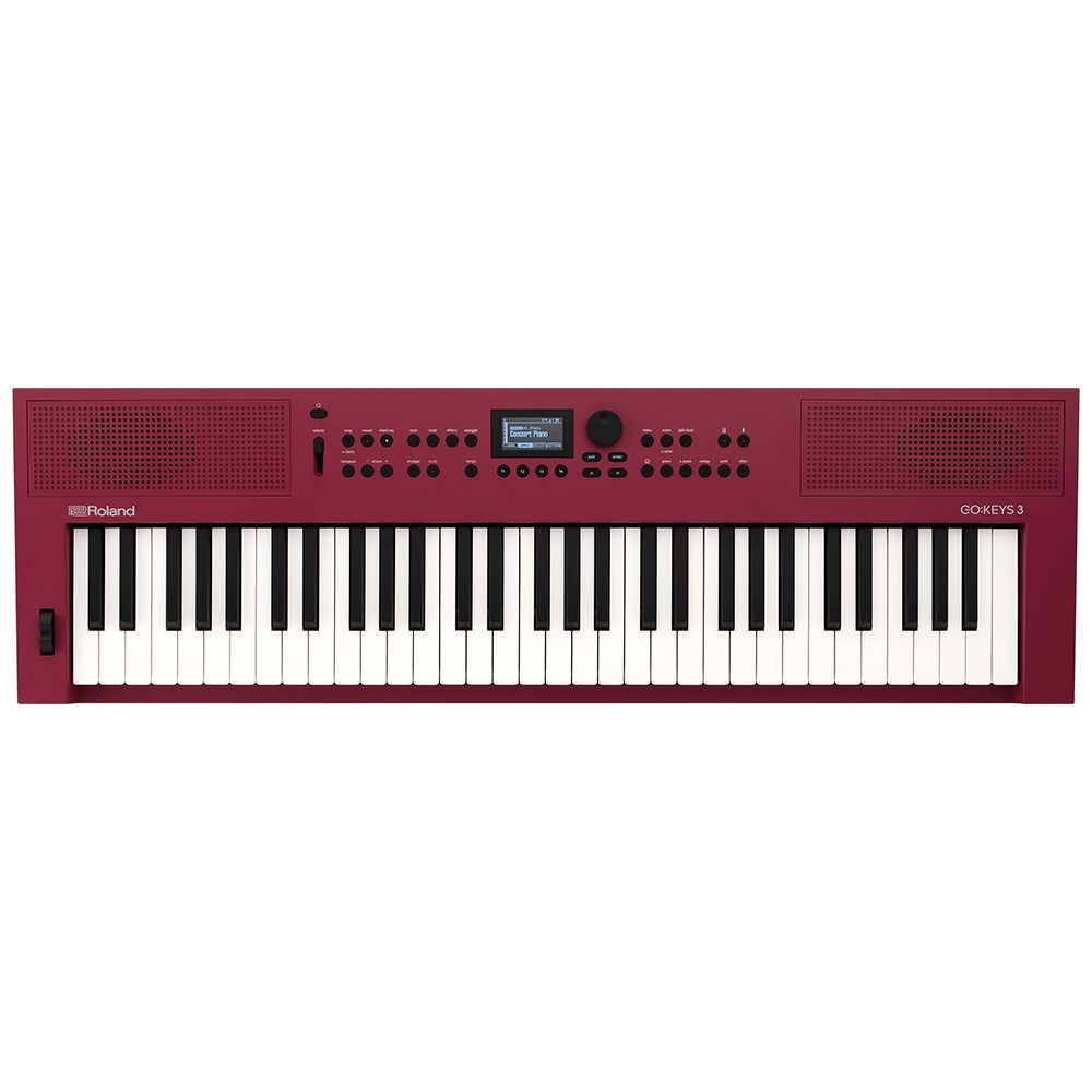 Roland GO:KEYS 3 61-Key Music Creation Keyboard (Red) | Store DJ